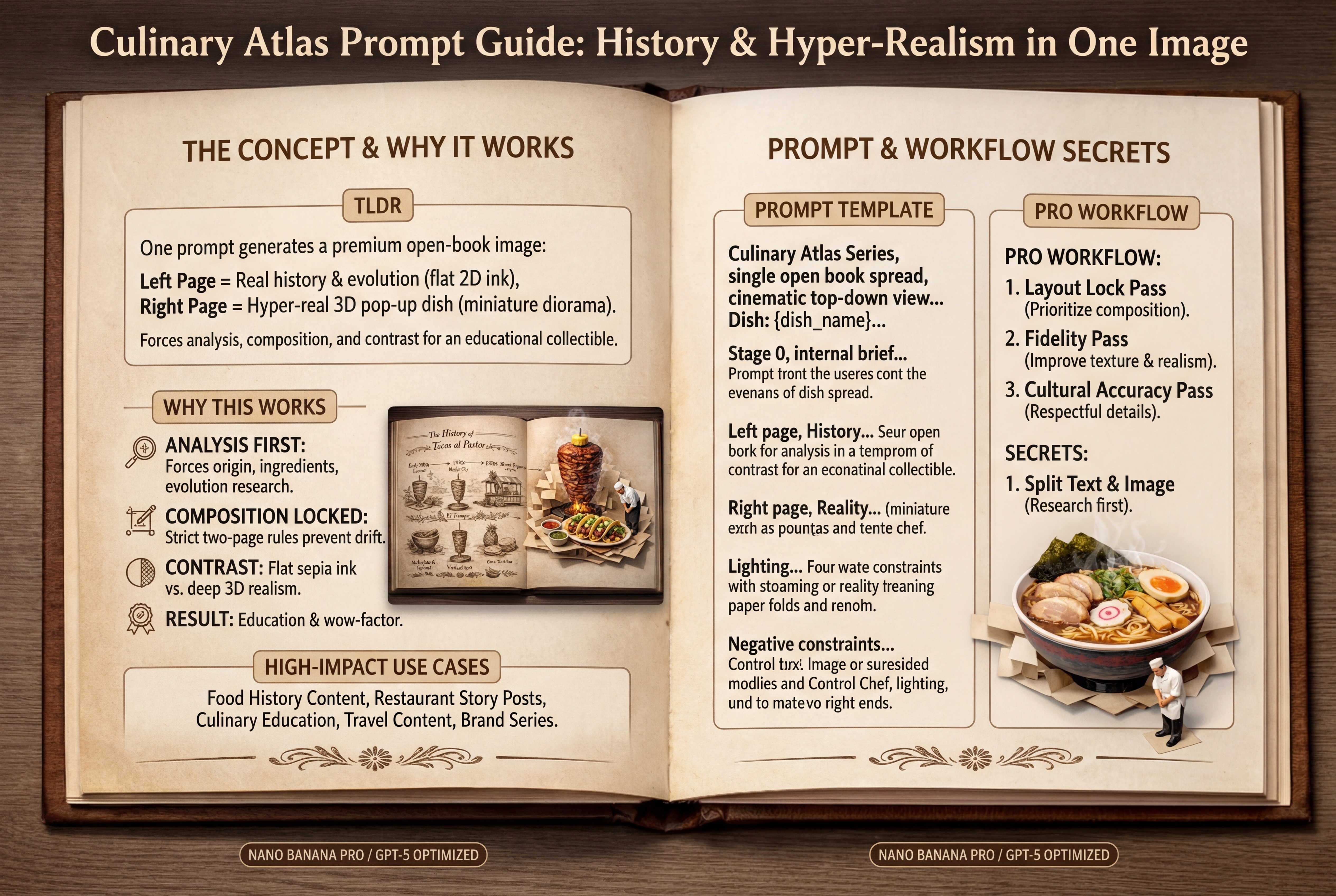Culinary Atlas Prompt to Generate History of any Dish using ChatGPT