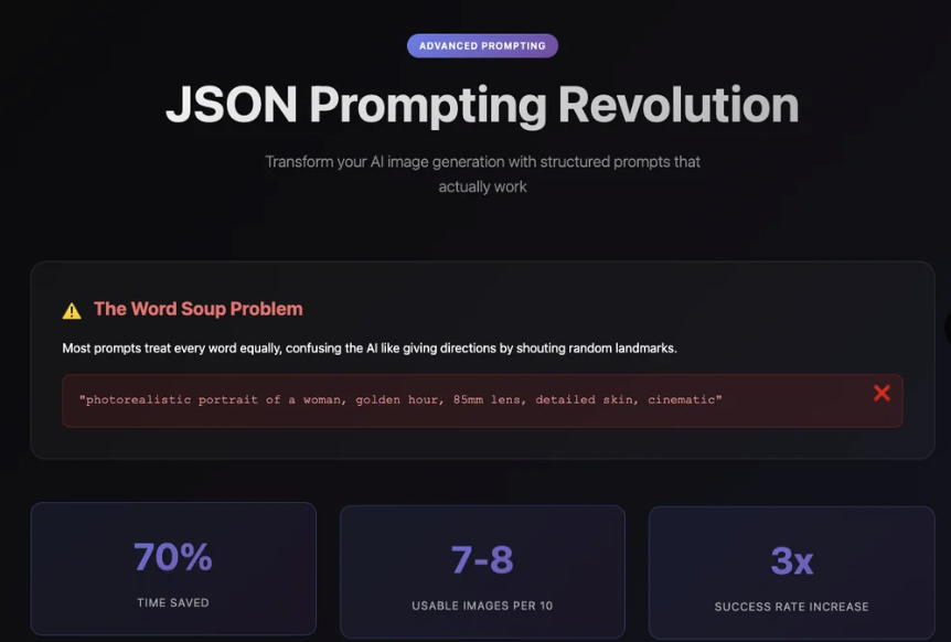 Max Control JSON Image Prompt Template 