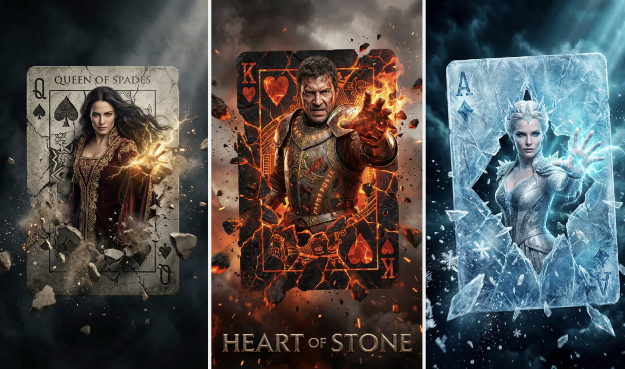 Shattered Playing Card Prompt 