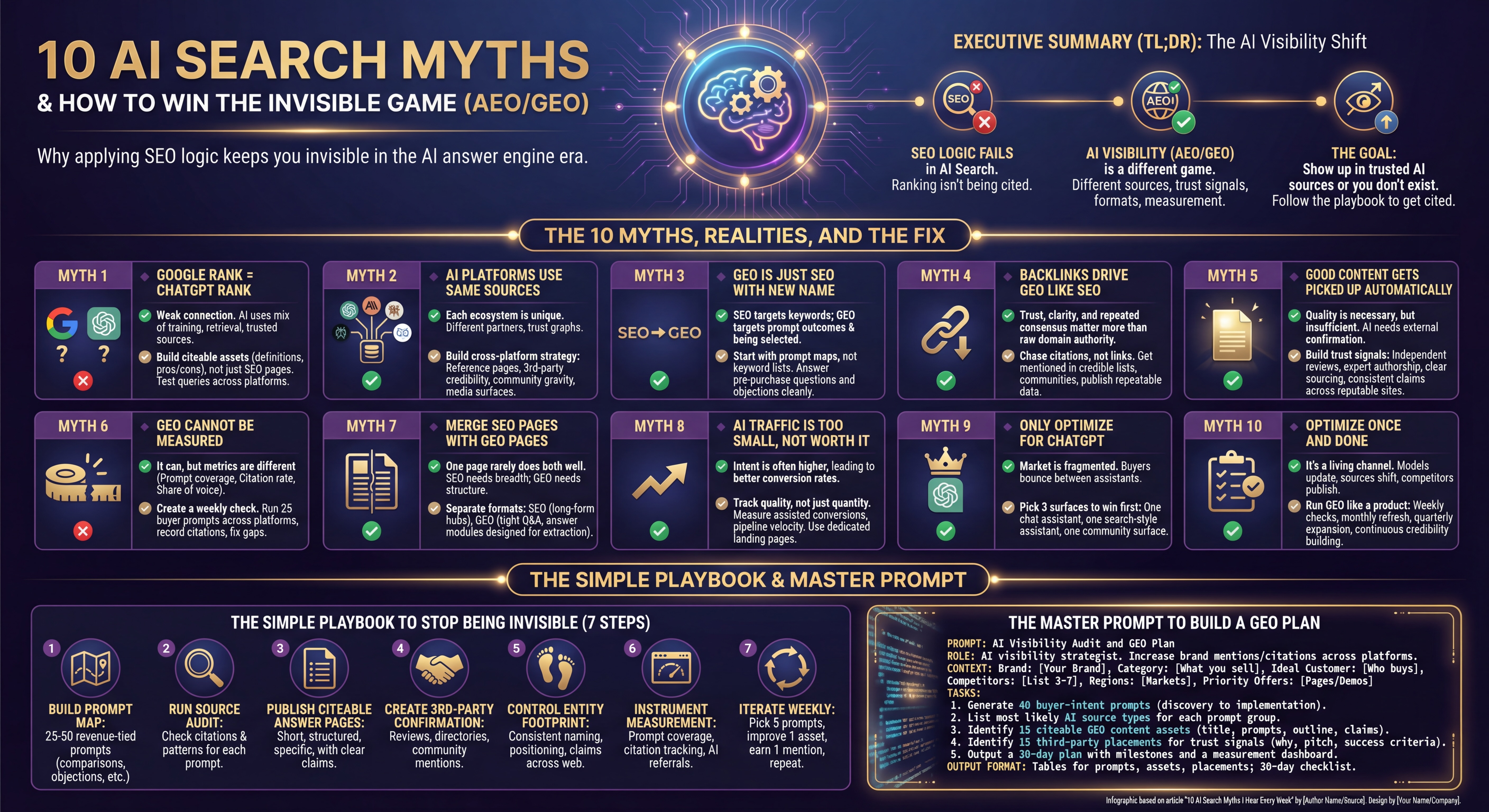 AI Visibility Audit and GEO Plan