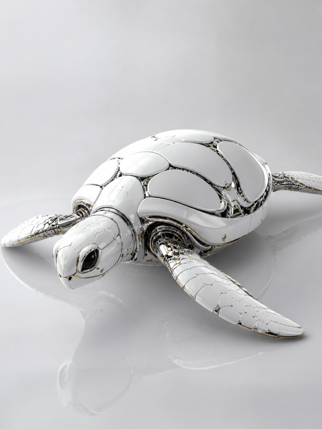 Turn almost anything into a sleek white bio-mechanical creature