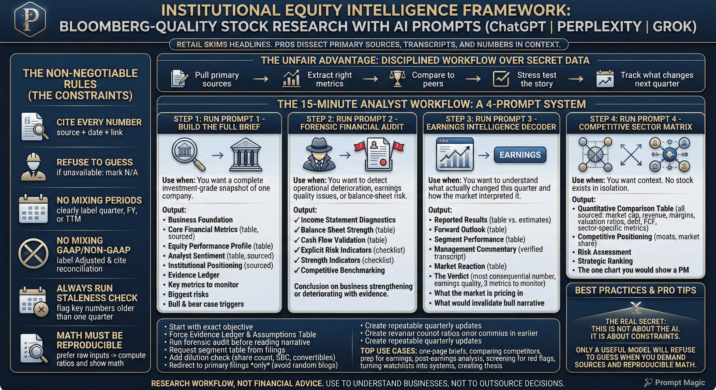 The Competitive Sector Matrix Stock Research 