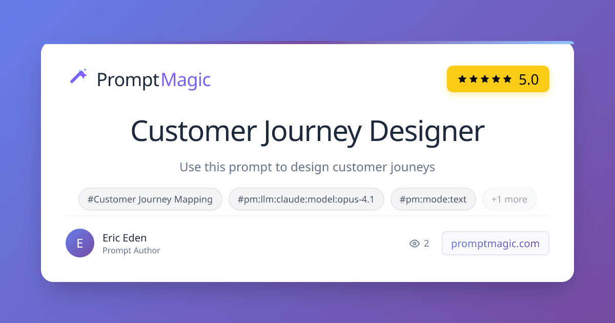 Customer Journey Designer