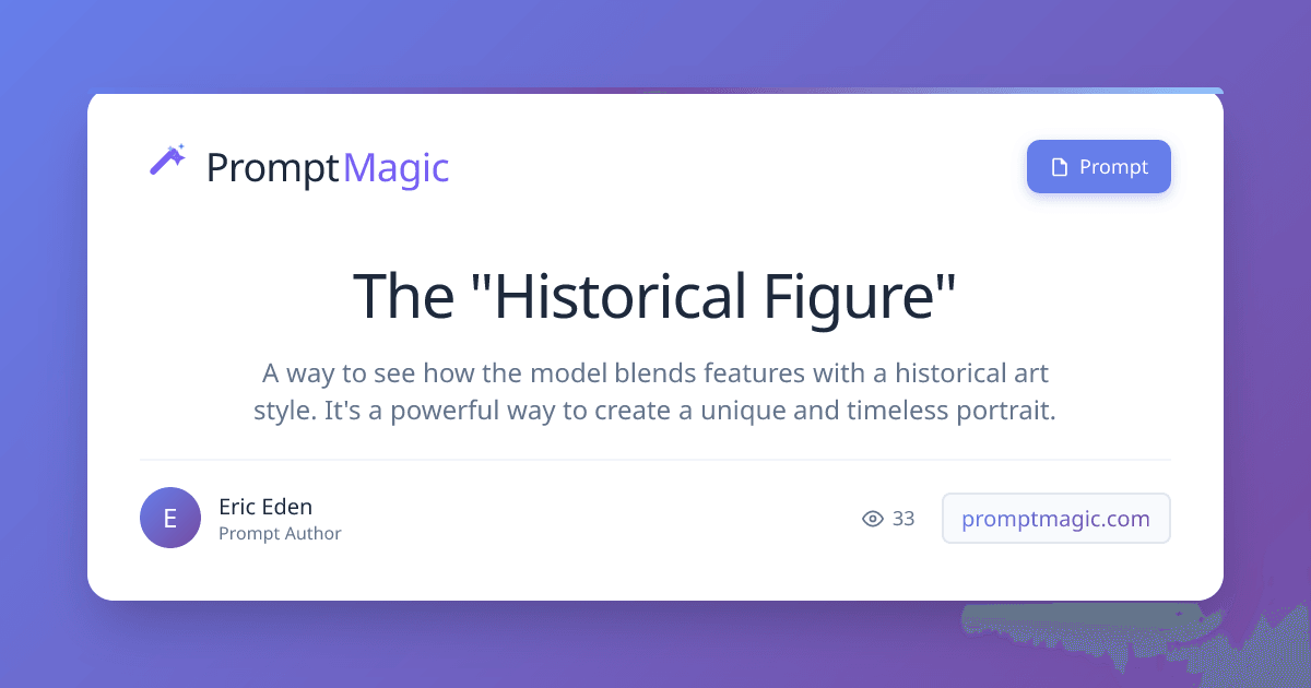 The "Historical Figure"
