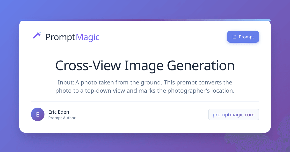 Cross-View Image Generation