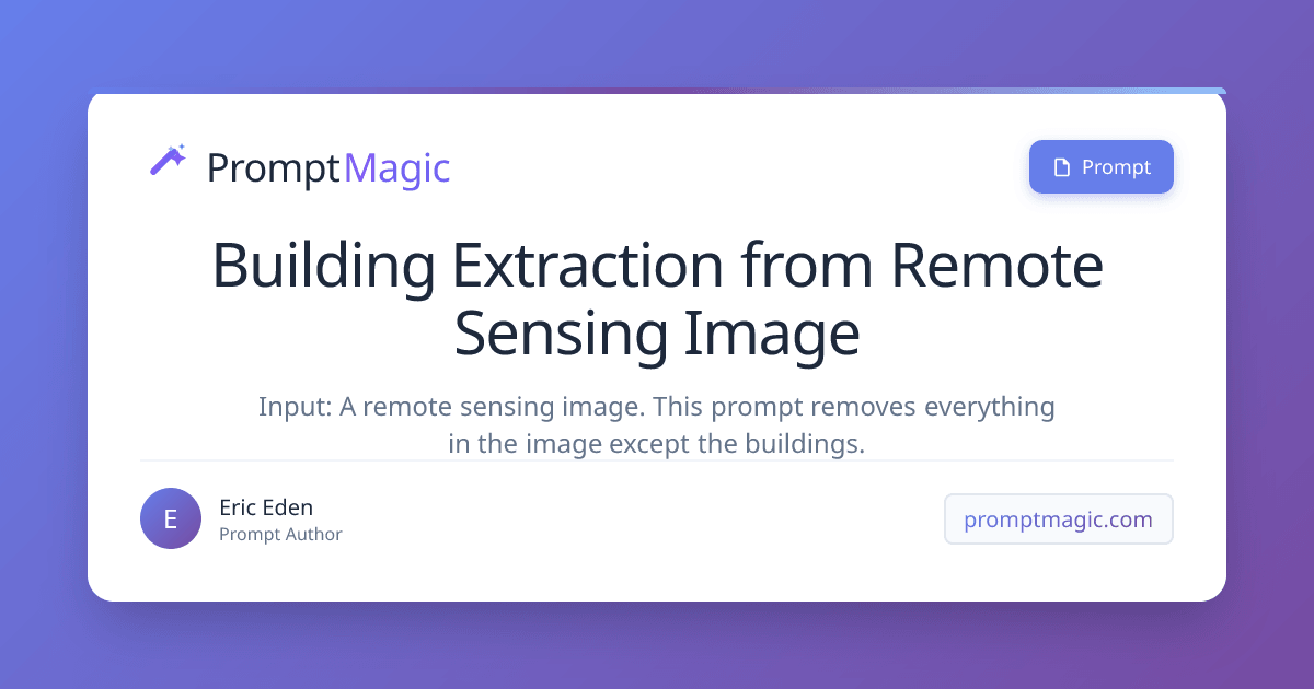Building Extraction from Remote Sensing Image